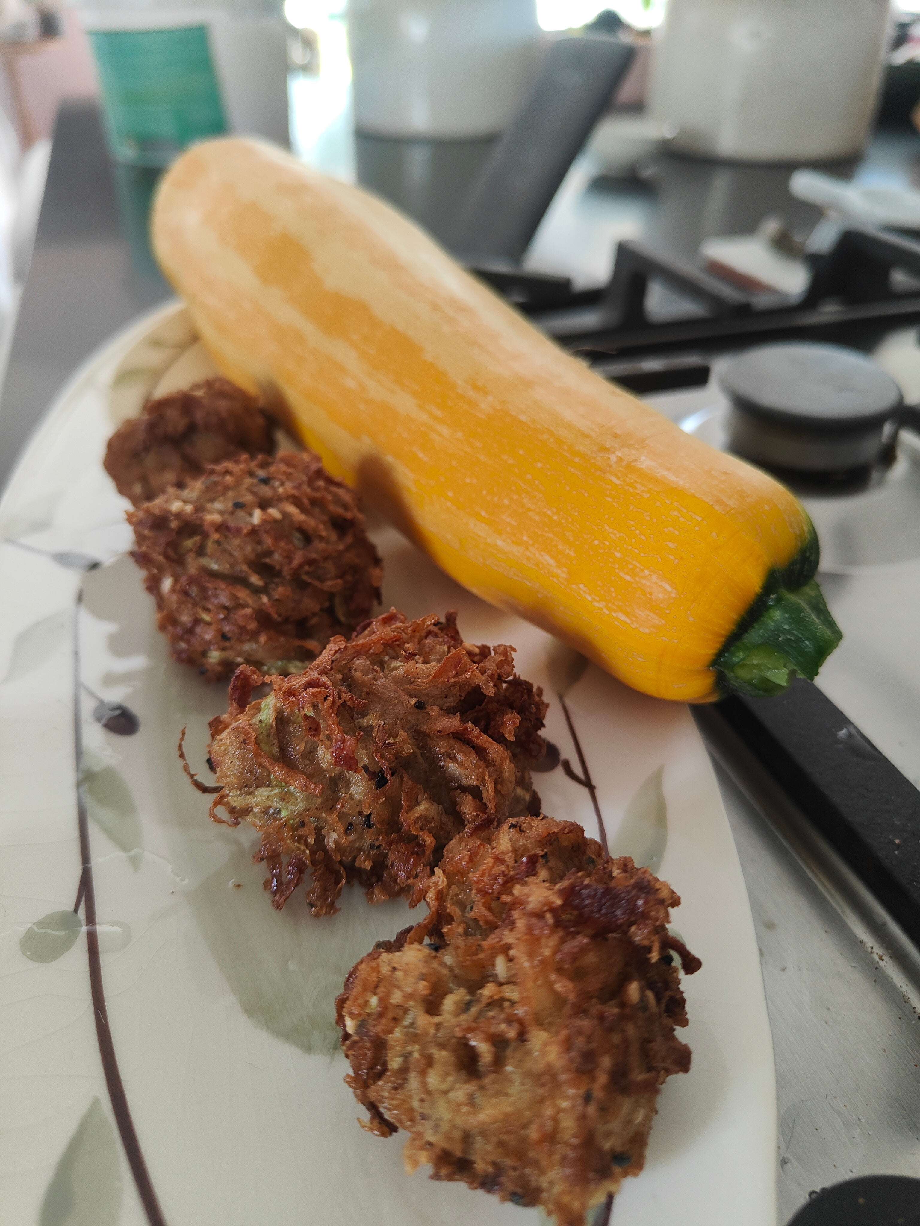 Tenacious Food File. Crispy Courgette Fritters