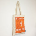 Stay Wild Natural Cotton Tote Bag